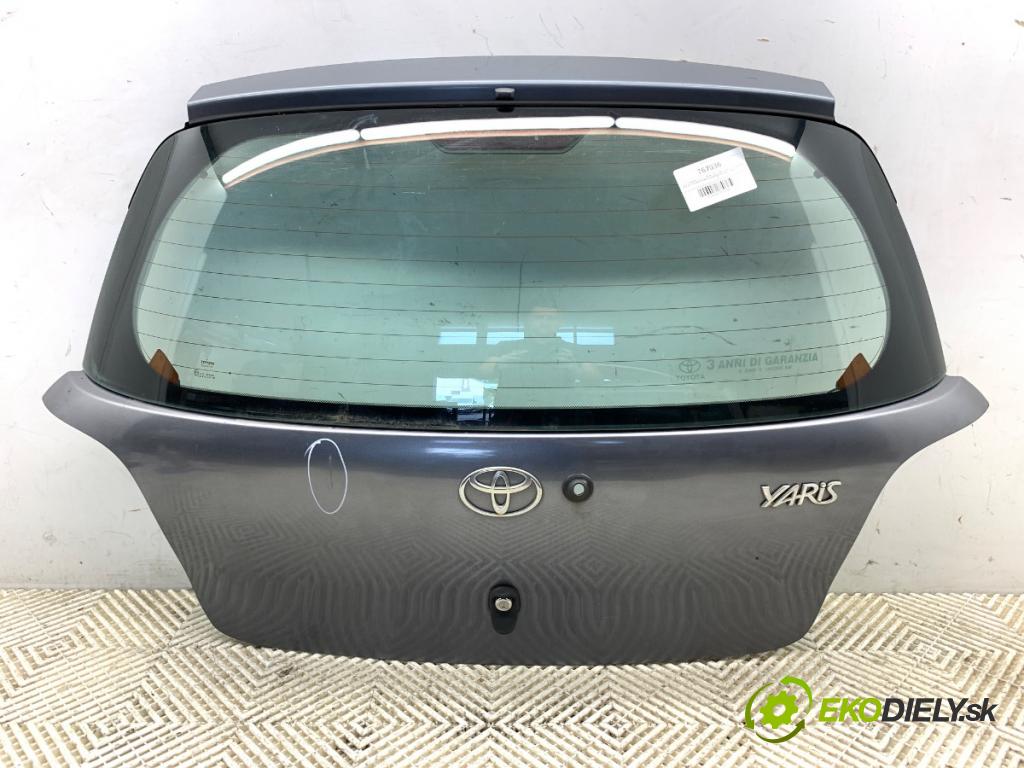TOYOTA YARIS I liftback 2005 55 kW 1.4 D-4D (NLP10_) 1364 kapota zadní část 
