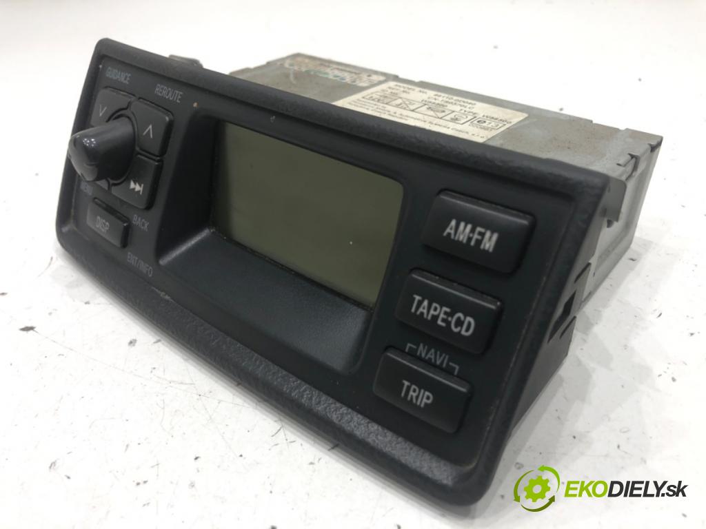 TOYOTA YARIS I liftback 2005 55 kW 1.4 D-4D (NLP10_) 1364 RADIO 86110-0D040 (Audio zariadenie)