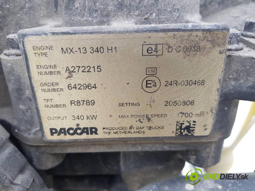 DAF XF Platforma / podwozie 2016 340 kW FA 460 340 kW [462 KM] olej napędowy 2012 - 2022 12900 motor MX-13340H1 (Motor)