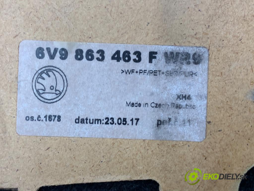 SKODA FABIA III liftback 2017 70 kW 1.0 TSI 999 KRYTINA: kufra 6V9863463F