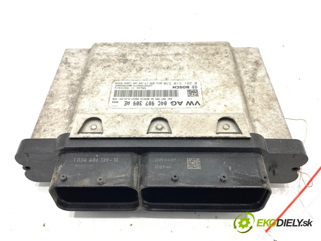 SKODA FABIA III liftback 2017 70 kW 1.0 TSI 999 riadiaca jednotka Motor 04C907309AE (Riadiaca jednotka)