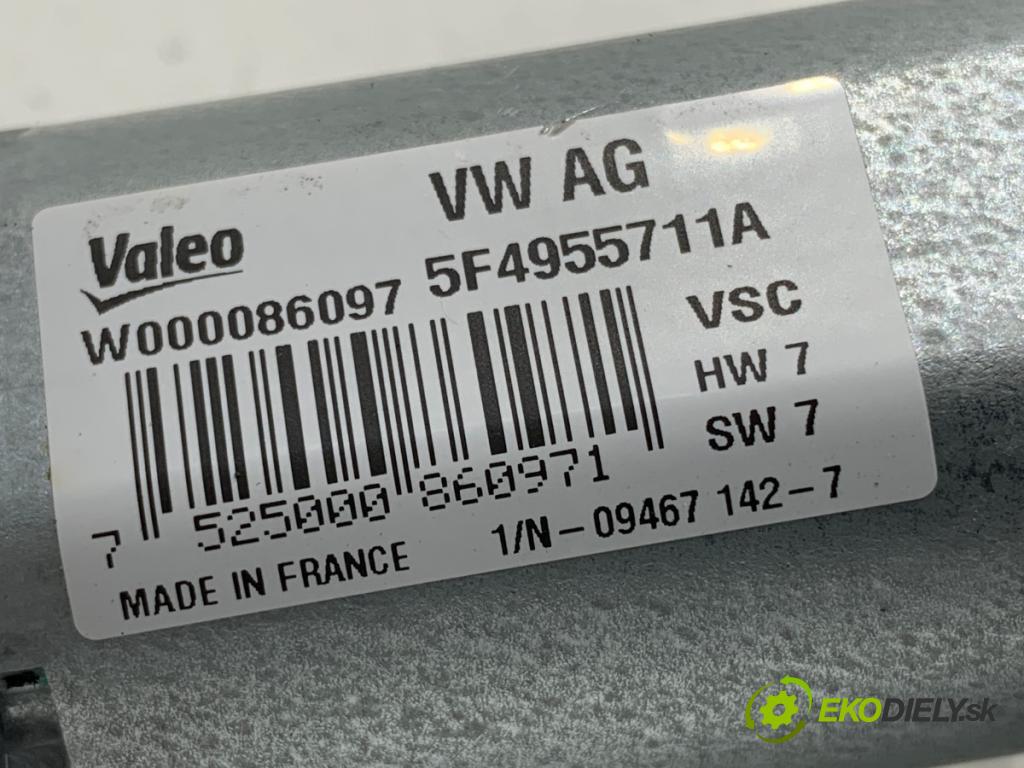 SKODA FABIA III liftback 2017 70 kW 1.0 TSI 999 motor stěračů zadní část 5F4955711A