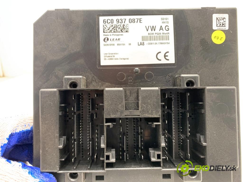 SKODA FABIA III liftback 2017 70 kW 1.0 TSI 999 Modul komfortu 6C0937087E (Modul komfortu)