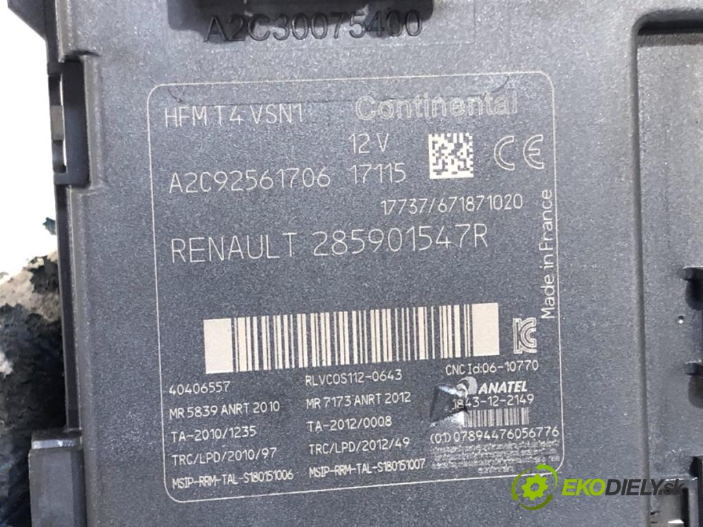 RENAULT CLIO IV liftback 2017 55 kW 1.5 dCi 75 1461 spínačka KARTA: 285901547R