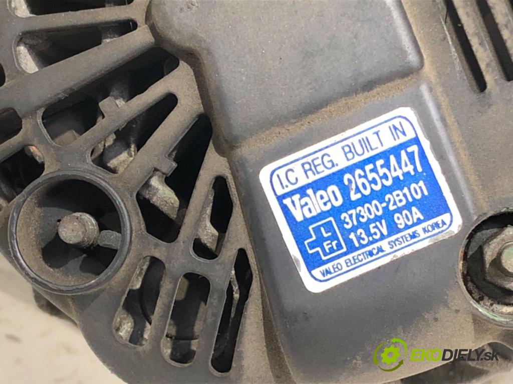 KIA CEED liftback 2011 77 kW 1.4 1396 Alternátor 37300-2B101 (Alternátor)