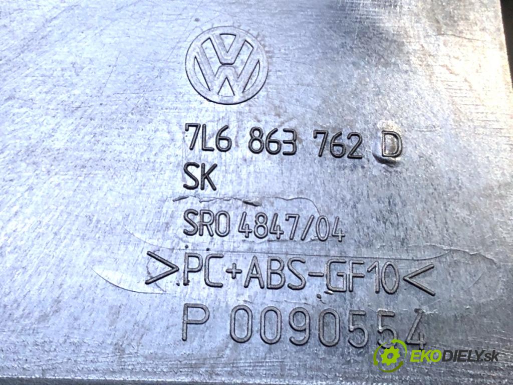 VW TOUAREG SUV 2006 165 kW 3.0 V6 TDI 2967 Lakťová opierka 7L6863762D (Lakťová opierka)