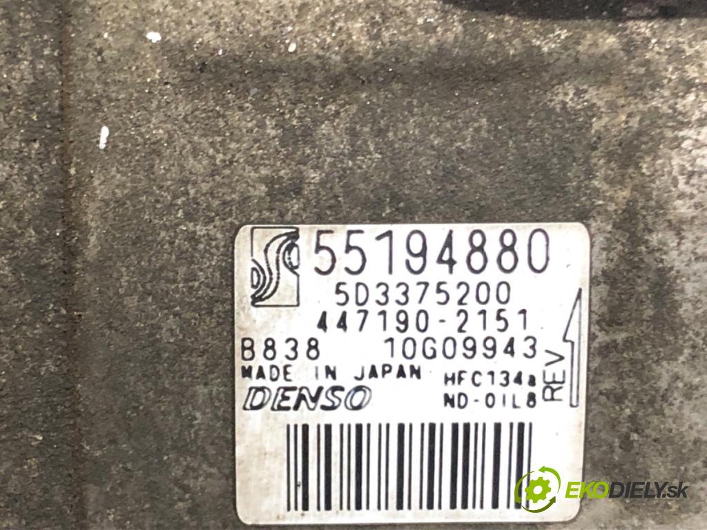 FIAT GRANDE PUNTO liftback 2006 57 kW 1.4 (199AXB11, 199AXB1A, 199BXB1A, 199AXL1A) 1368 Kompresor klimatizácie 55194880 (Kompresor klimatizácie)