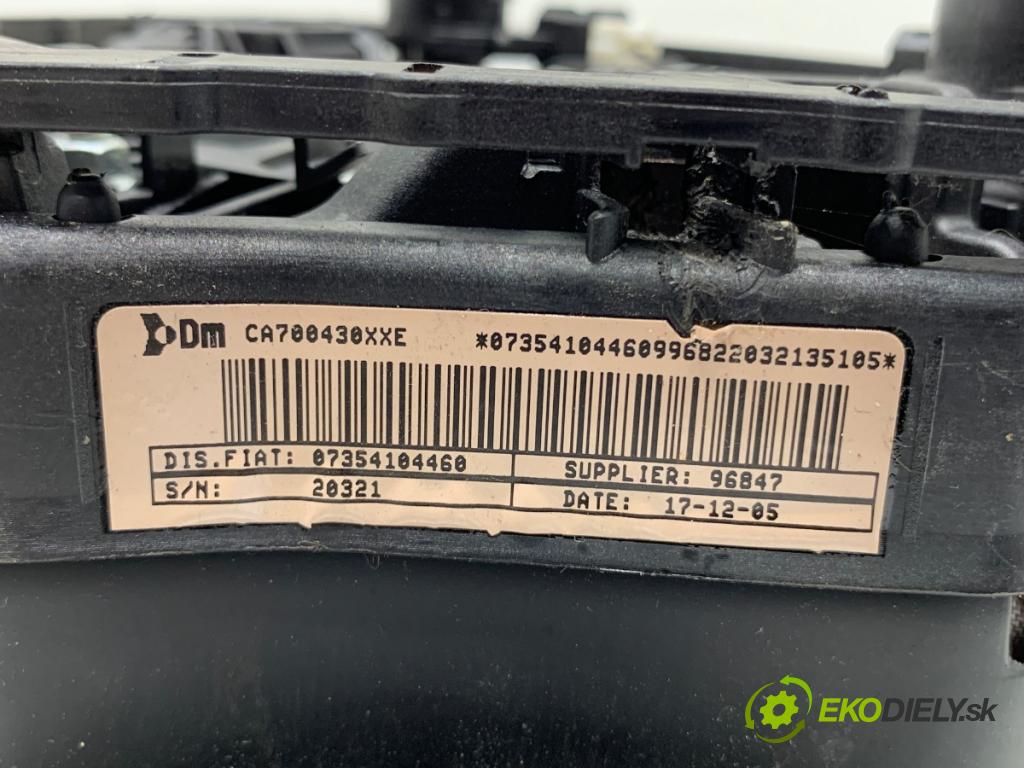 FIAT GRANDE PUNTO liftback 2006 57 kW 1.4 (199AXB11, 199AXB1A, 199BXB1A, 199AXL1A) 1368 AirBag volantu 07354104460 (Airbag)