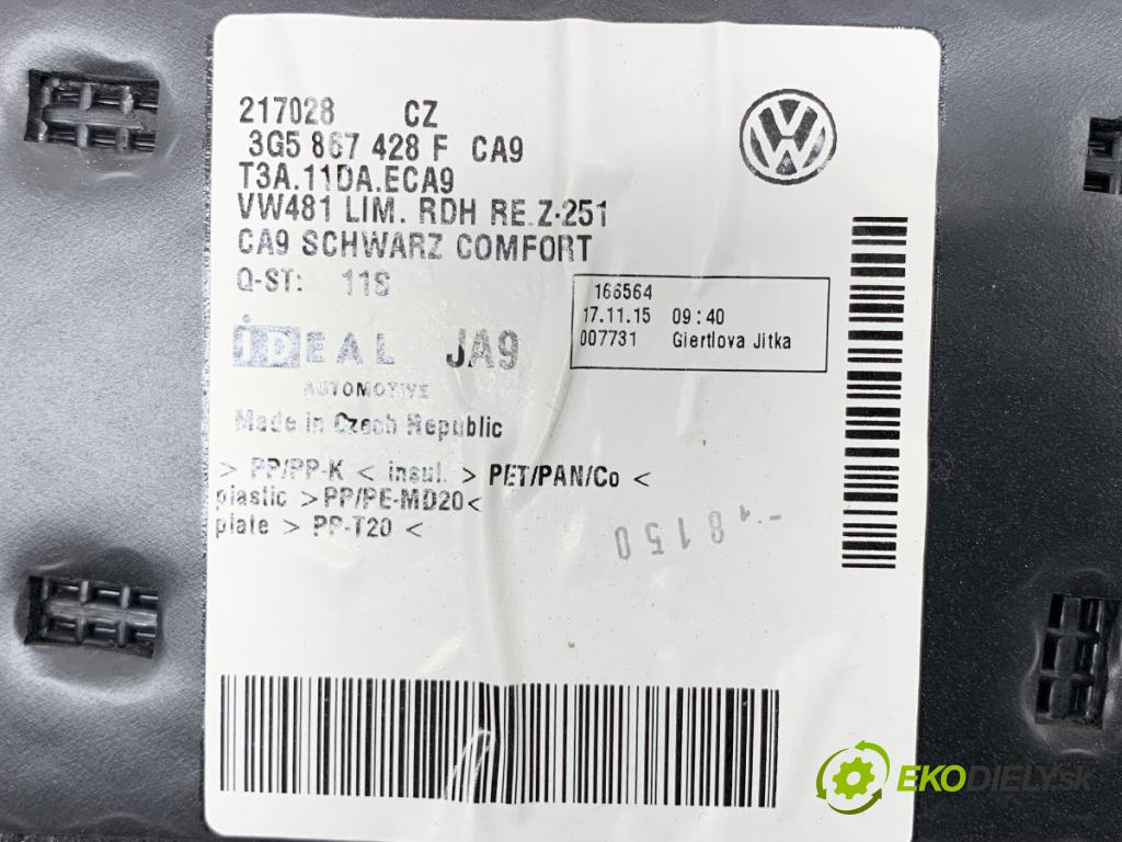 VW PASSAT B8 sedan 2016 140 kW 2.0 TDI 4motion 1968 ča kufra pravý 3G5867428F
