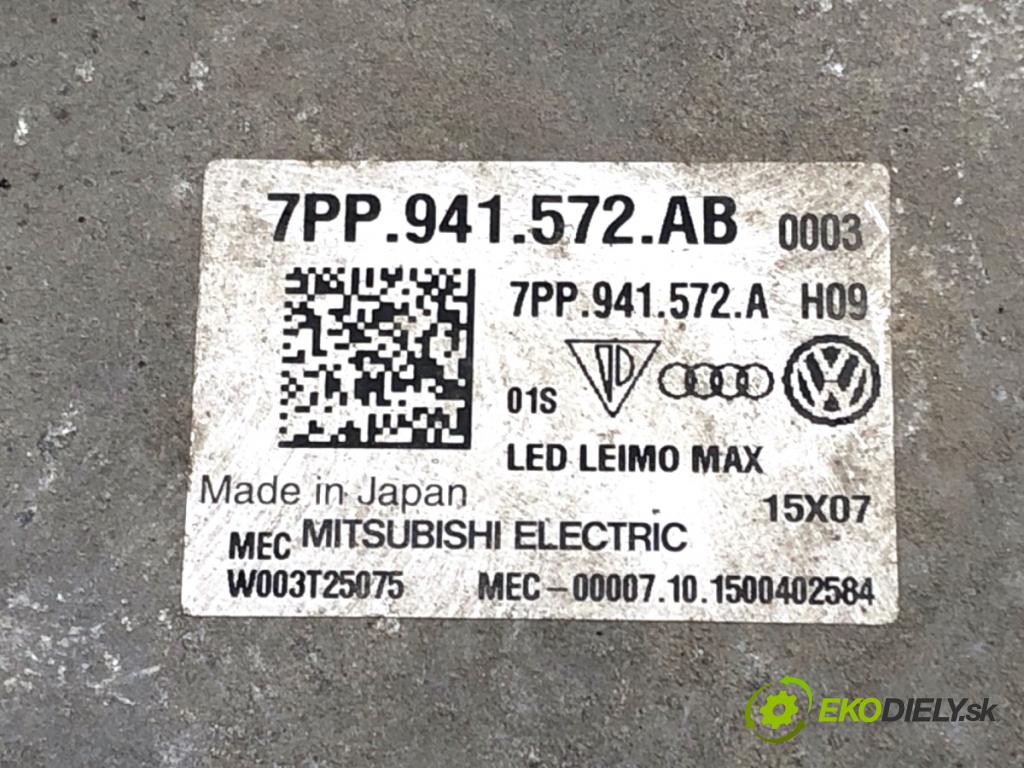 VW PASSAT B8 sedan 2016 140 kW 2.0 TDI 4motion 1968 Menič XENON 7PP941572AB (Riadiaca jednotka xenónu)