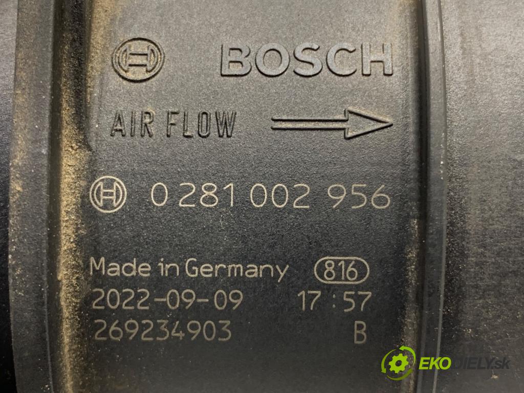VW PASSAT B8 sedan 2016 140 kW 2.0 TDI 4motion 1968 Váha vzduchu 0281002956 (Váha vzduchu)