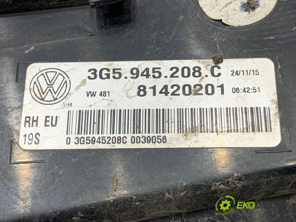 VW PASSAT B8 sedan 2016 140 kW 2.0 TDI 4motion 1968 světlo pravý zadní část 3G5945208C