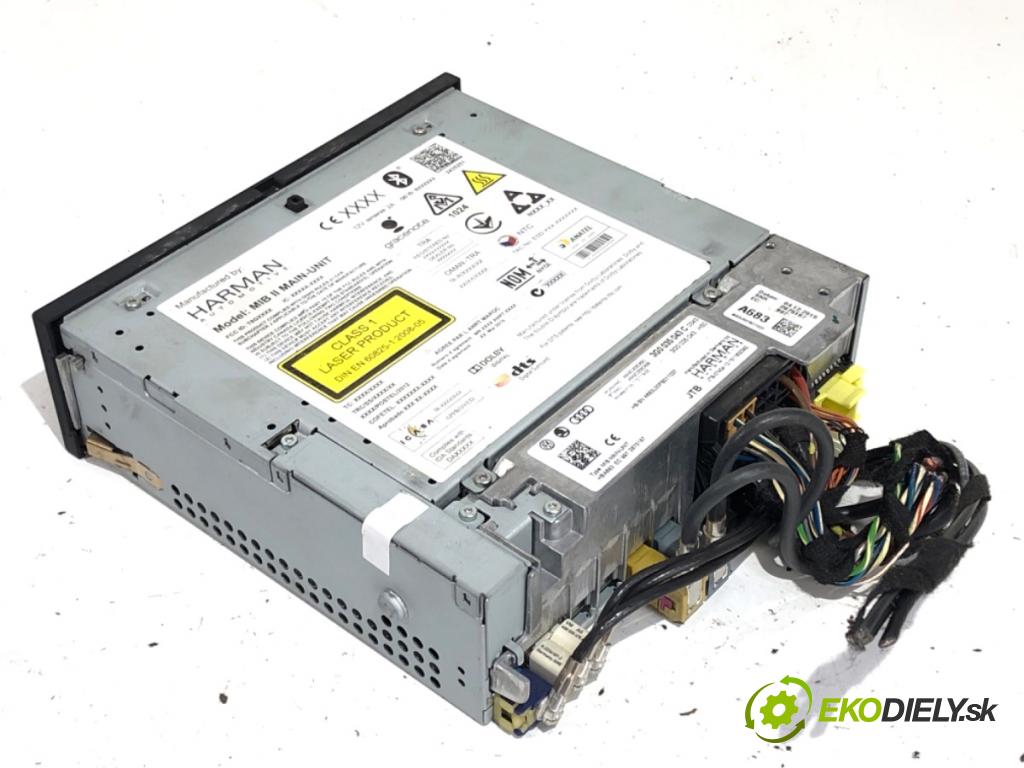 VW PASSAT B8 sedan 2016 140 kW 2.0 TDI 4motion 1968 RADIO Navigácia 3G0035043C (Audio zariadenie)