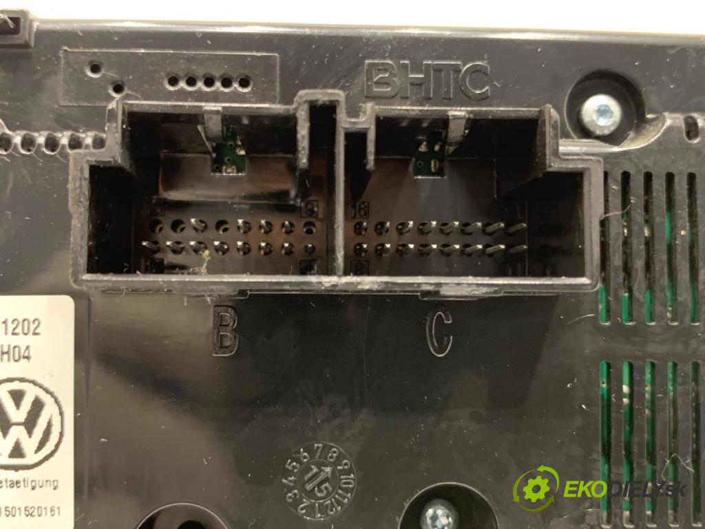 VW PASSAT B8 sedan 2016 140 kW 2.0 TDI 4motion 1968 Panel ovládania kúrenia 5G0907044BJ (Prepínacie páčky pod volantom)