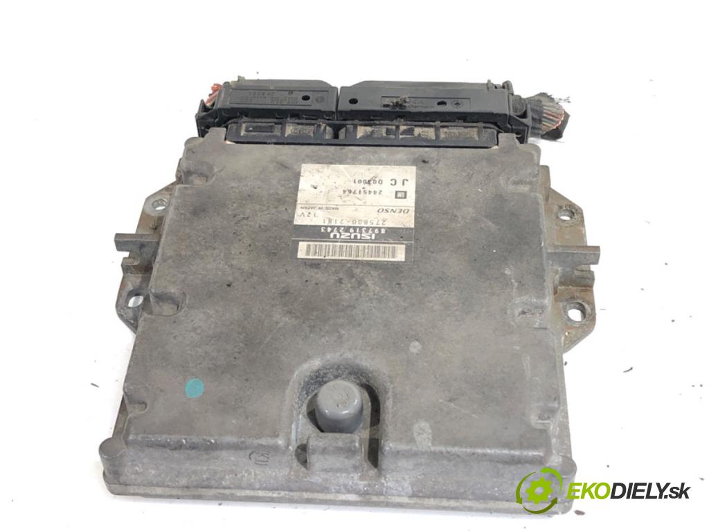 OPEL SIGNUM liftback 2003 130 kW 3.0 V6 CDTI (F48) 2958 riadiaca jednotka Motor 275800-2181 (Riadiaca jednotka)