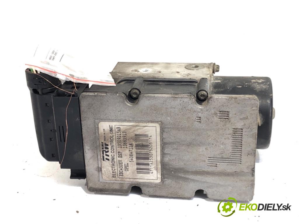 OPEL SIGNUM liftback 2003 130 kW 3.0 V6 CDTI (F48) 2958 Pumpa ABS 09191497 (Pumpa ABS)