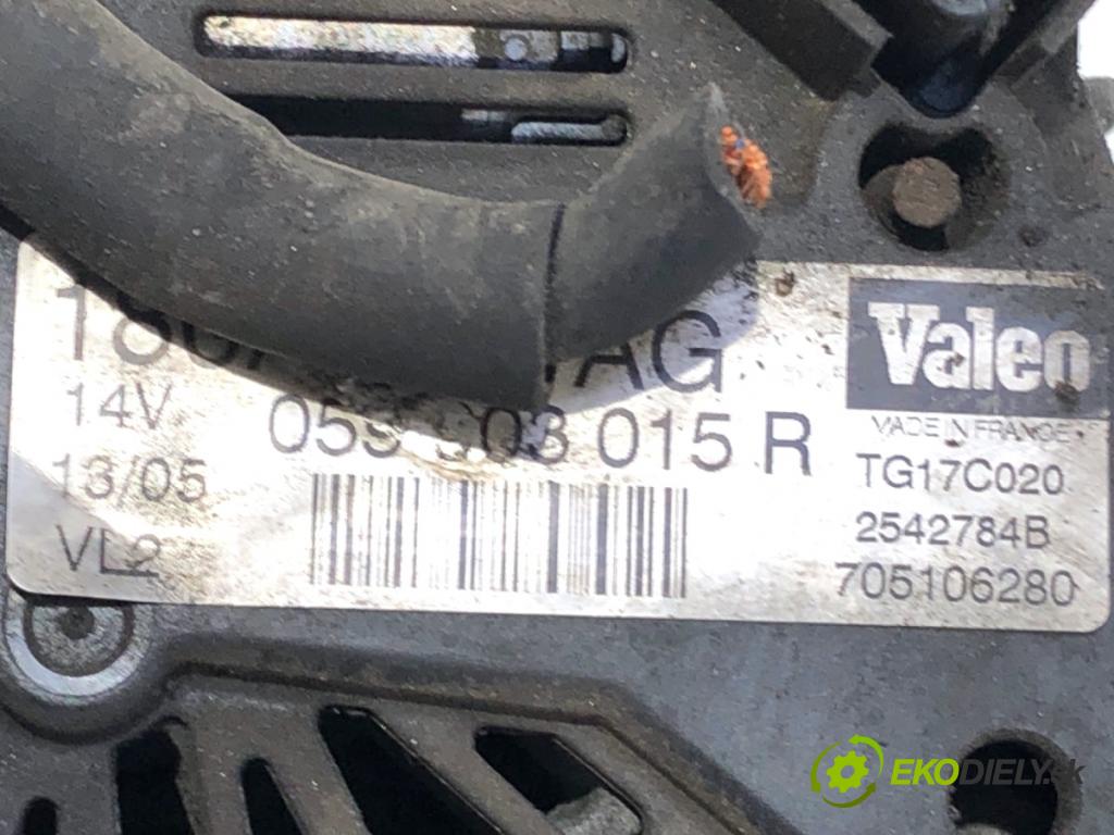 AUDI A6 C6 sedan 2005 165 kW 3.0 TDI quattro 2967 Alternátor 059903015R (Alternátor)