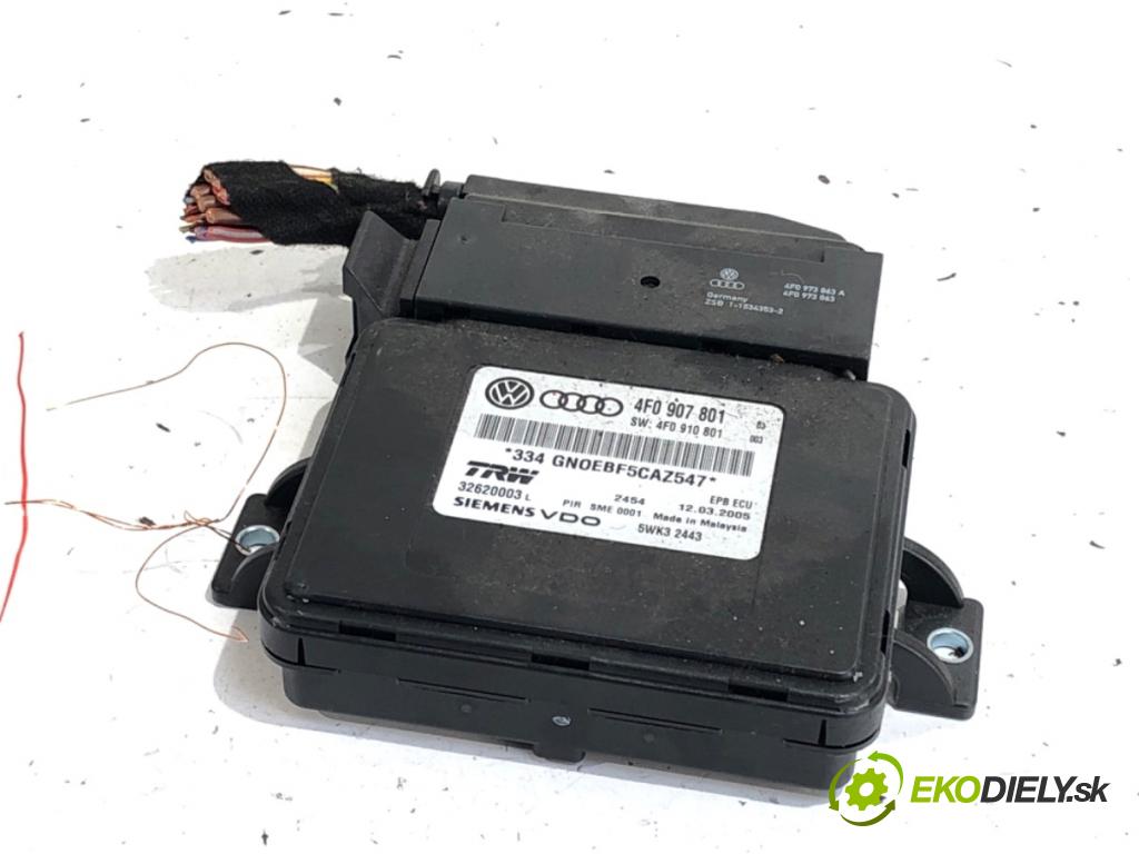 AUDI A6 C6 sedan 2005 165 kW 3.0 TDI quattro 2967 modul brzdy ruční brzdy 4F0907801