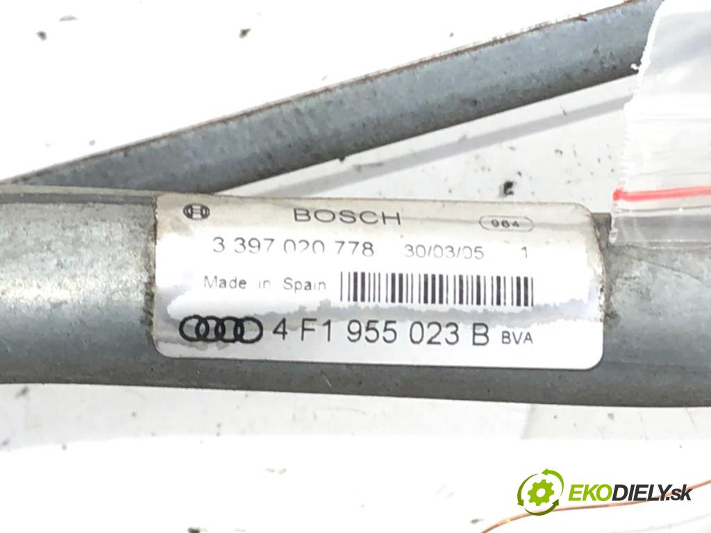 AUDI A6 C6 sedan 2005 165 kW 3.0 TDI quattro 2967 Mechanizmus stieračov predný 4F1955023B (Motorček stieračov predný)