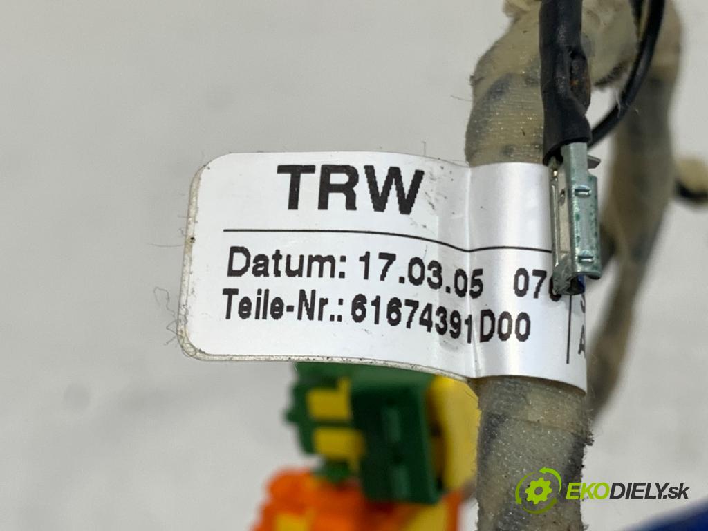 AUDI A6 C6 sedan 2005 165 kW 3.0 TDI quattro 2967 káblovačka silenbloku airbag 4F0971589A