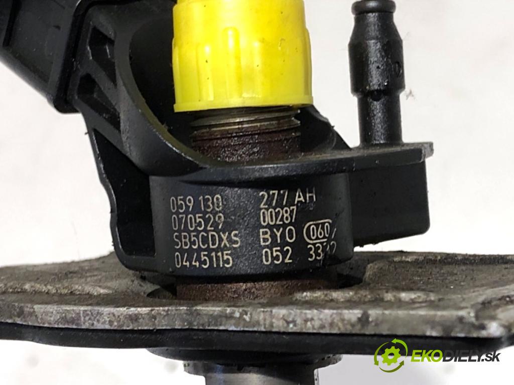 AUDI A6 C6 sedan 2005 165 kW 3.0 TDI quattro 2967 vstrekovač 0445115052 (Vstrekovač paliva)