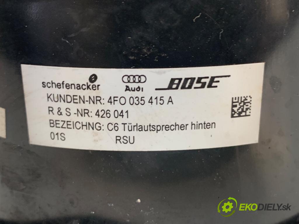 AUDI A6 C6 sedan 2005 165 kW 3.0 TDI quattro 2967 reproduktor dveře zadní část pravý 4F0035415A
