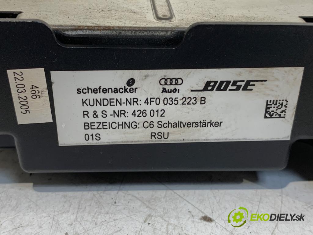 AUDI A6 C6 sedan 2005 165 kW 3.0 TDI quattro 2967 Zosilňovač 4F0035223B (Zosilňovač)