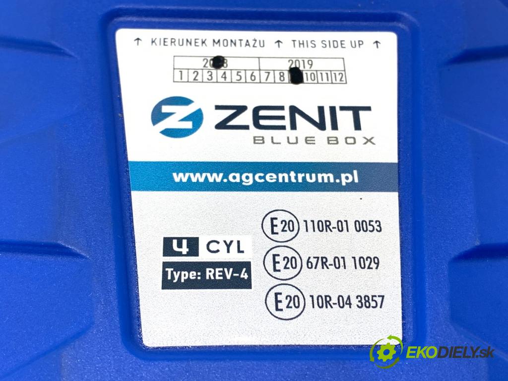 BMW E46 sedan 2003 85 kW 316 i 1596 řídící jednotka LPG ZENIT BLUE BOX 4 CYL REV-4