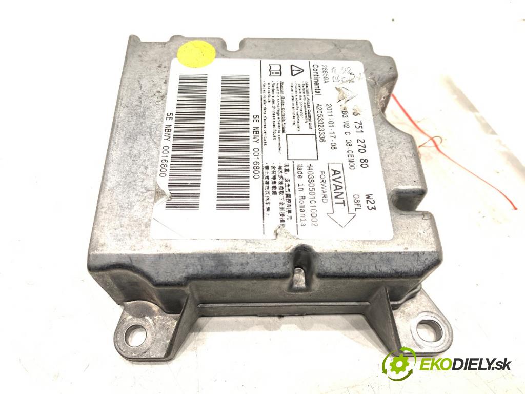 PEUGEOT 508 I sedan 2011 115 kW 1.6 THP 1598 senzor airbag A2C53323336 (Snímač)