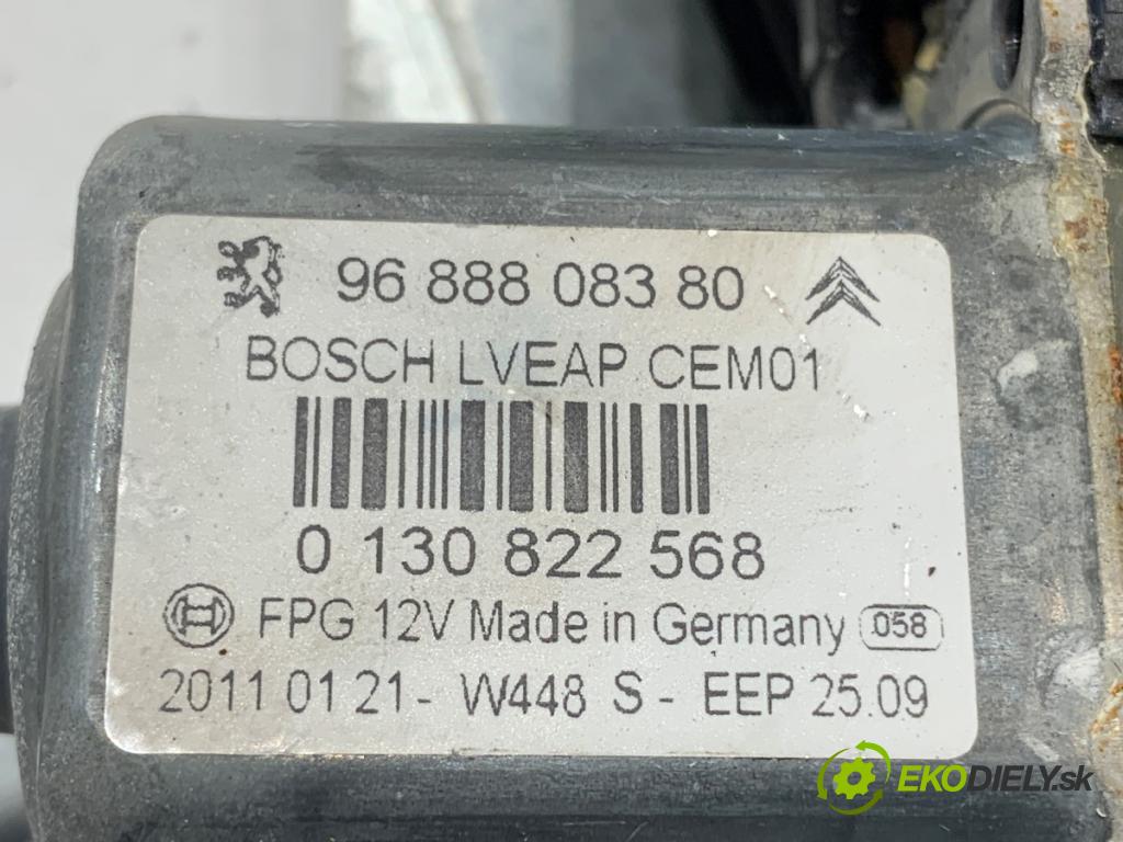 PEUGEOT 508 I sedan 2011 115 kW 1.6 THP 1598 mechanismus okna pravý zadní část 9688808380