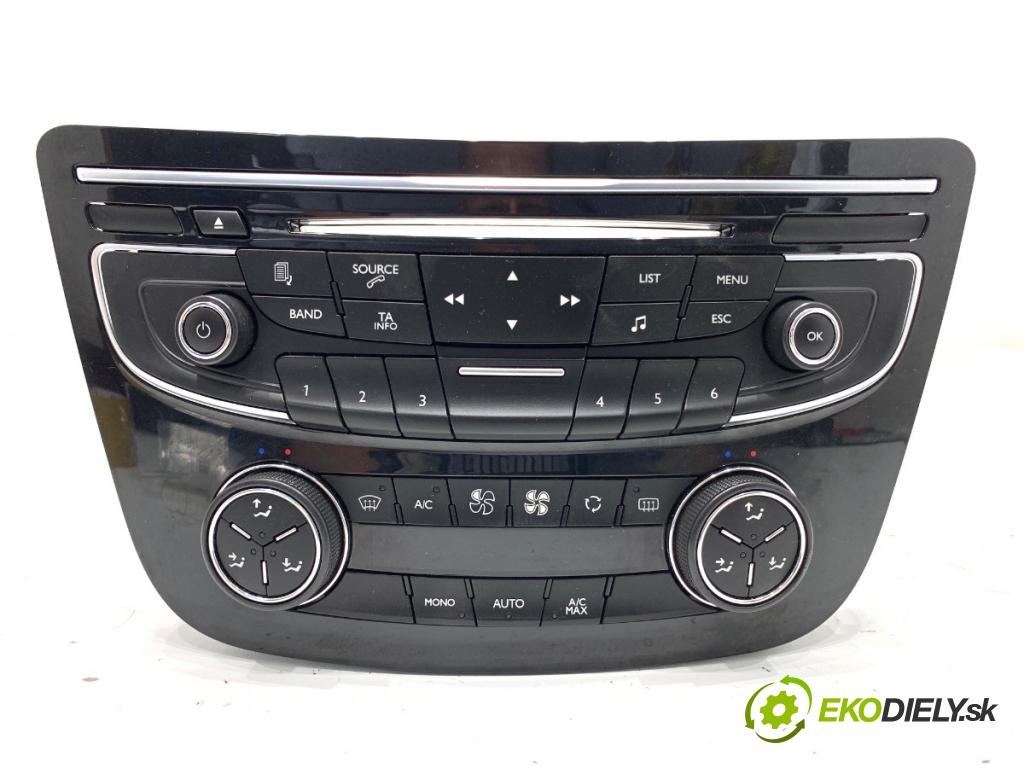 PEUGEOT 508 I sedan 2011 115 kW 1.6 THP 1598 Panel ovládania kúrenia  (Prepínacie páčky pod volantom)