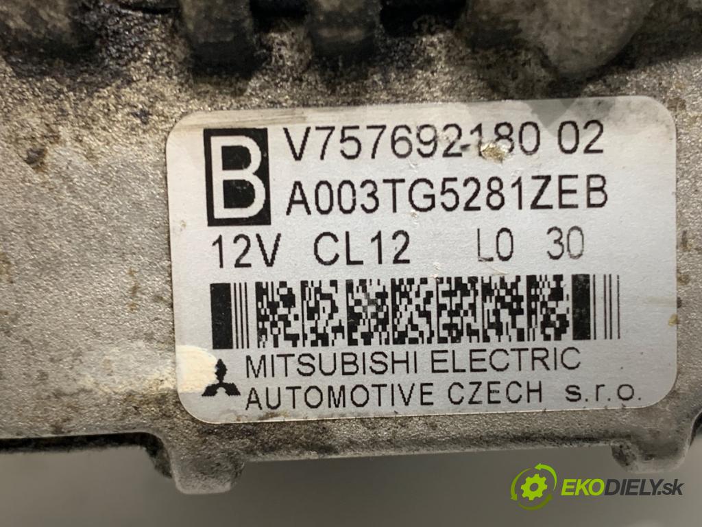 PEUGEOT 508 I sedan 2011 115 kW 1.6 THP 1598 Alternátor A003TG5281ZEB (Alternátor)