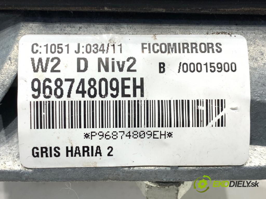 PEUGEOT 508 I sedan 2011 115 kW 1.6 THP 1598 zpětné zrcátko pravý 96874809EH
