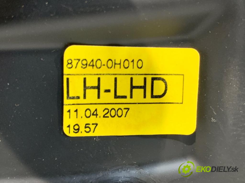 TOYOTA AYGO I liftback 2007 50 kW 1.0 (KGB10_) 998 zpětné zrcátko levý