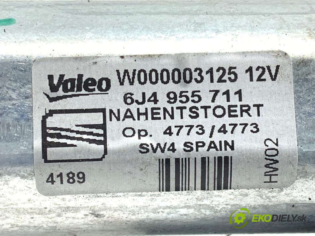SEAT IBIZA IV liftback 2009 51 kW 1.2 1198 motor stěračů zadní část 6J4955711