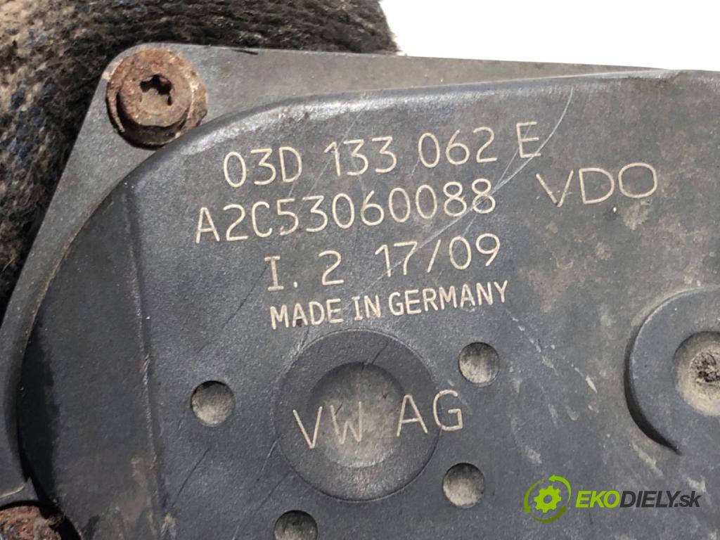 SEAT IBIZA IV liftback 2009 51 kW 1.2 1198 Škrtiaca klapka 03D133062E (Škrtiaca klapka)