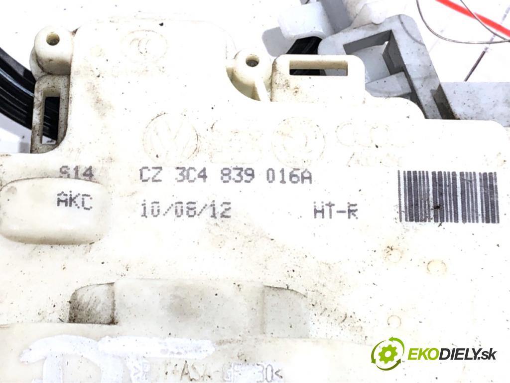 VW PASSAT B7 Kombi 2012 118 kW 1.8 TSI 1798 zámok dveře pravý zadní část 3C4839016A