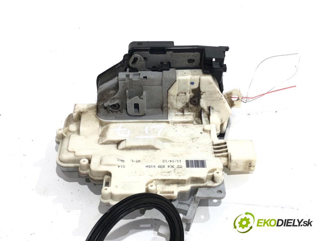 VW PASSAT B7 Kombi 2012 118 kW 1.8 TSI 1798 zámok dveře levý zadní část 3C4839015A