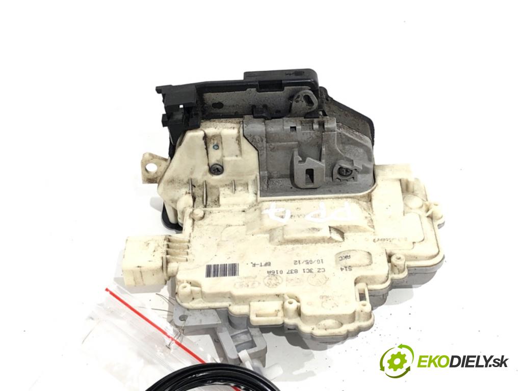 VW PASSAT B7 Kombi 2012 118 kW 1.8 TSI 1798 zámok dveře pravý přední část 3C1837016A