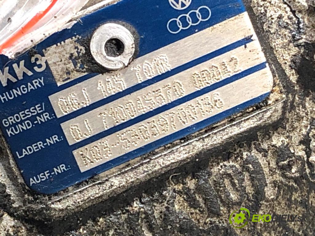 VW PASSAT B7 Kombi 2012 118 kW 1.8 TSI 1798 turbo 06J145701R (Kompletní turbodmychadlo)