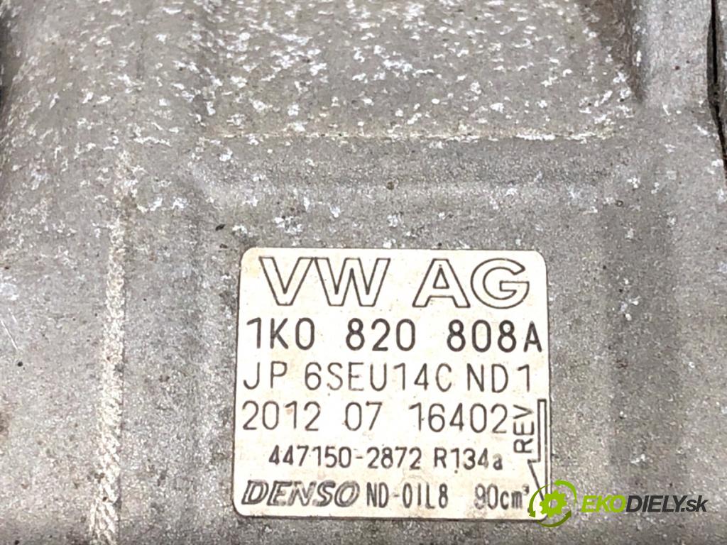 VW PASSAT B7 Kombi 2012 118 kW 1.8 TSI 1798 Kompresor klimatizácie 1K0820808A (Kompresor klimatizácie)