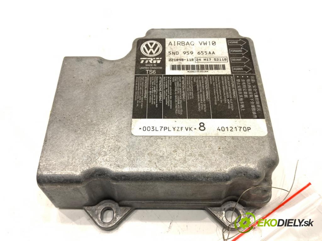 VW PASSAT B7 Kombi 2012 118 kW 1.8 TSI 1798 senzor airbag 5N0959655AA (Snímač)