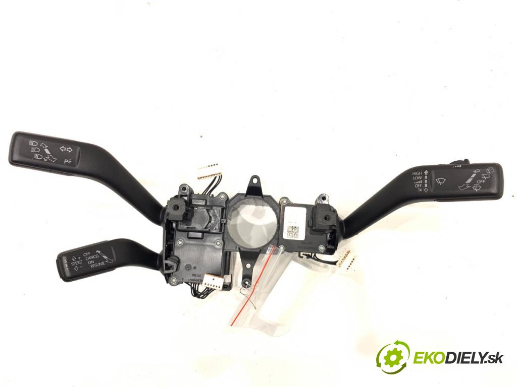 VW PASSAT B7 Kombi 2012 118 kW 1.8 TSI 1798 Prepínač kombinovaný 3C9953501BN (Prepínacie páčky pod volantom)