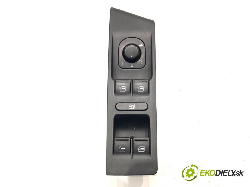 VW PASSAT B7 Kombi 2012 118 kW 1.8 TSI 1798 Prepínač okien 3AB857857A (Prepínacie páčky pod volantom)