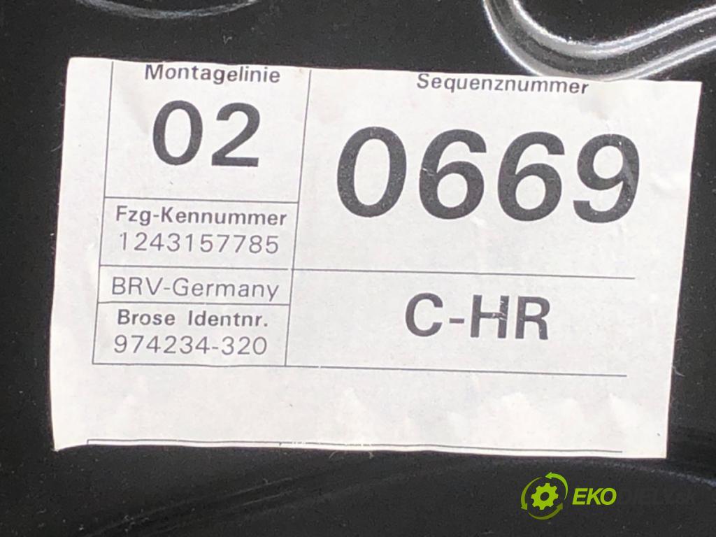 VW PASSAT B7 Kombi 2012 118 kW 1.8 TSI 1798 mechanismus okna pravý zadní část 3AA839756