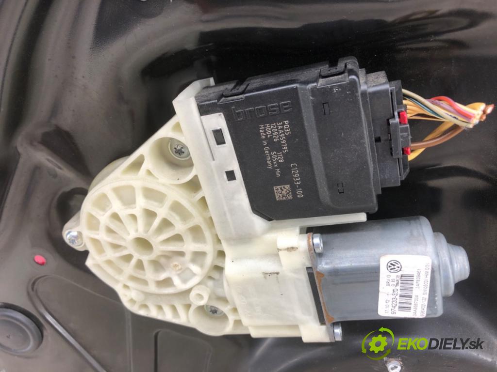 VW PASSAT B7 Kombi 2012 118 kW 1.8 TSI 1798 mechanismus okna levý zadní část 3AA839755