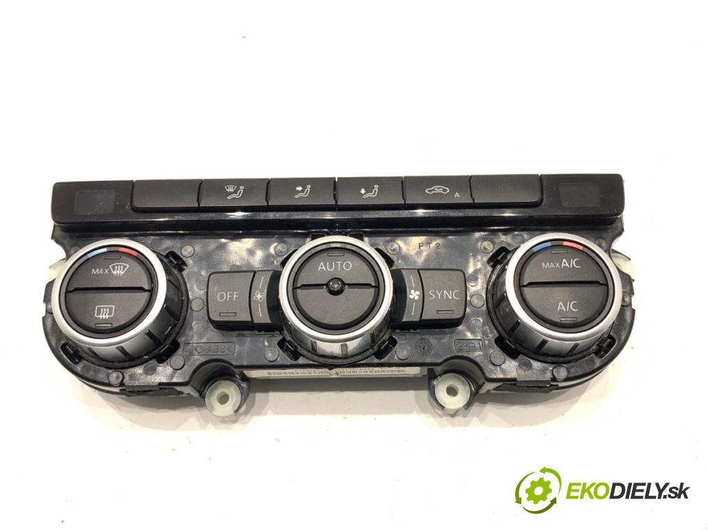 VW PASSAT B7 Kombi 2012 118 kW 1.8 TSI 1798 Panel ovládania kúrenia 3AA907044AF (Prepínacie páčky pod volantom)