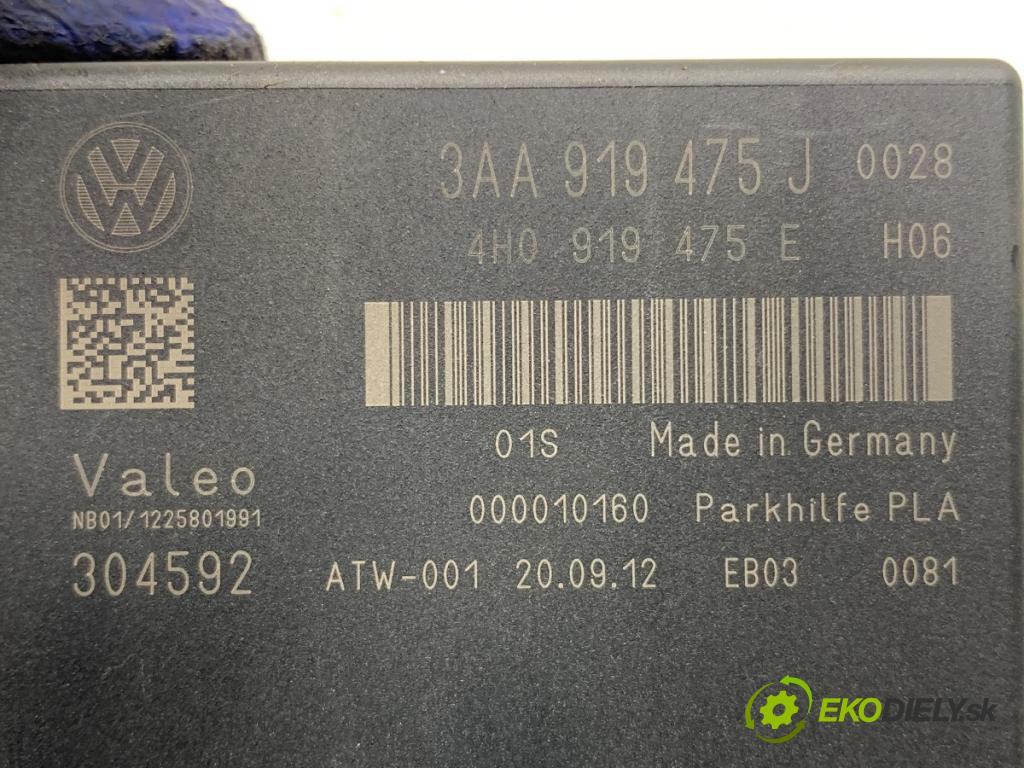 VW PASSAT B7 Kombi 2012 118 kW 1.8 TSI 1798 Modul PDC 3AA919475J (Riadiaca jednotka ostatné)