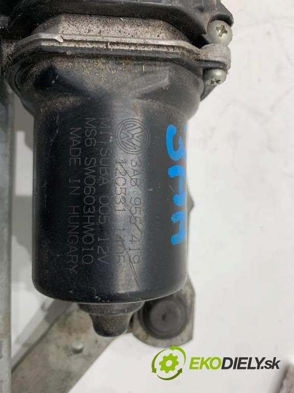 VW PASSAT B7 Kombi 2012 118 kW 1.8 TSI 1798 Mechanizmus stieračov predný 3AB955023 (Motorček stieračov predný)