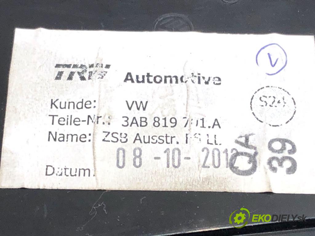 VW PASSAT B7 Kombi 2012 118 kW 1.8 TSI 1798 mří topení levý přední část 3AB819701A